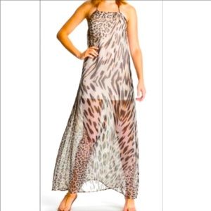 New! Young Fabulous & Broke leopard maxi dress